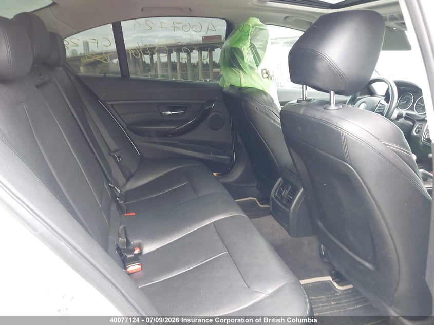 2015 BMW 3ER SEDAN 2.0L I-4 DI, DOHC, VVT, TURBO, 181HP