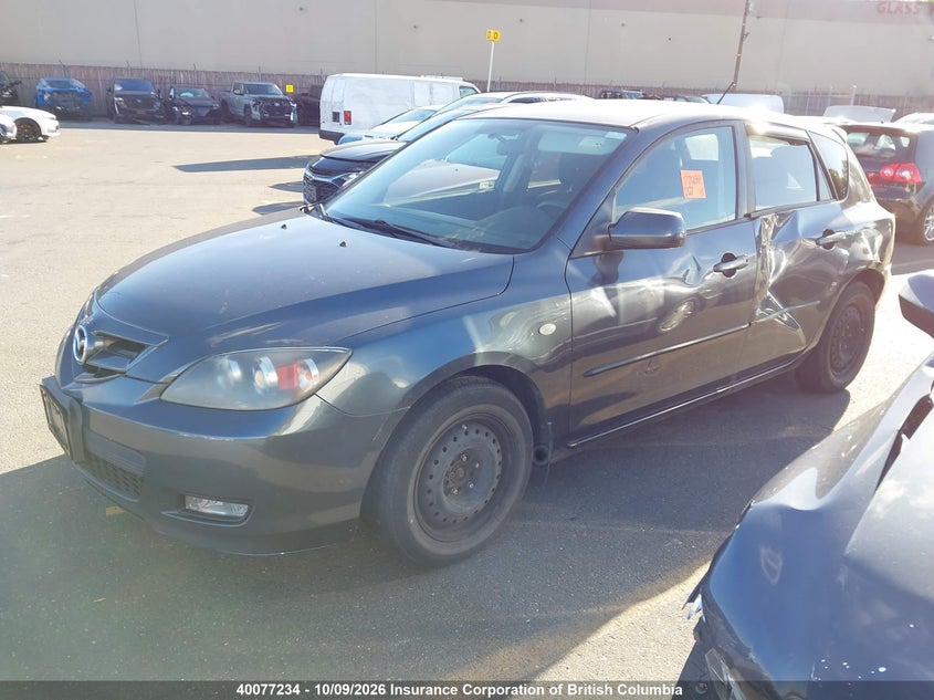 2008 Mazda 3 I, Left Side, IAAI, VIN JM1BK34F181169954 — photo 2