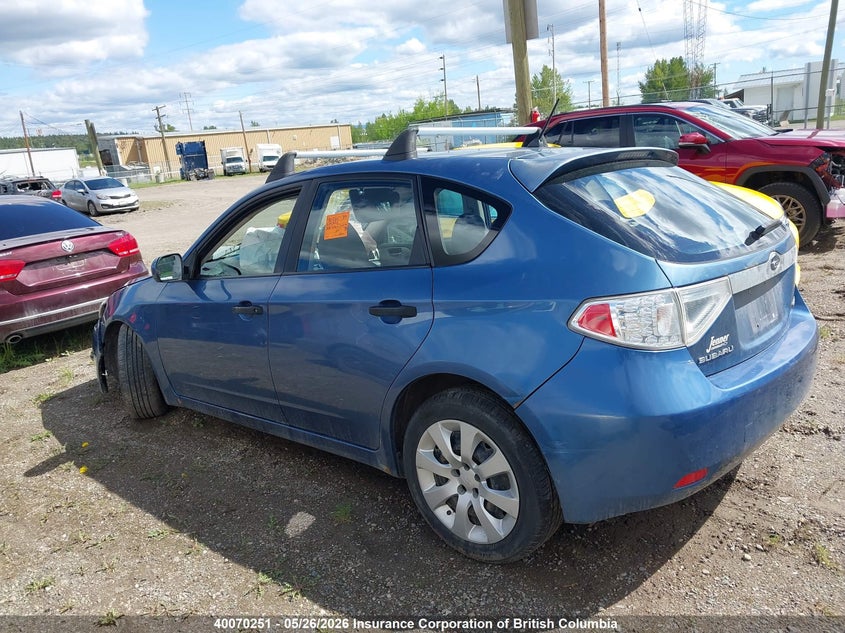2008 Subaru Impreza 2.5I VIN: JF1GH61678H827137 Lot: 40070251