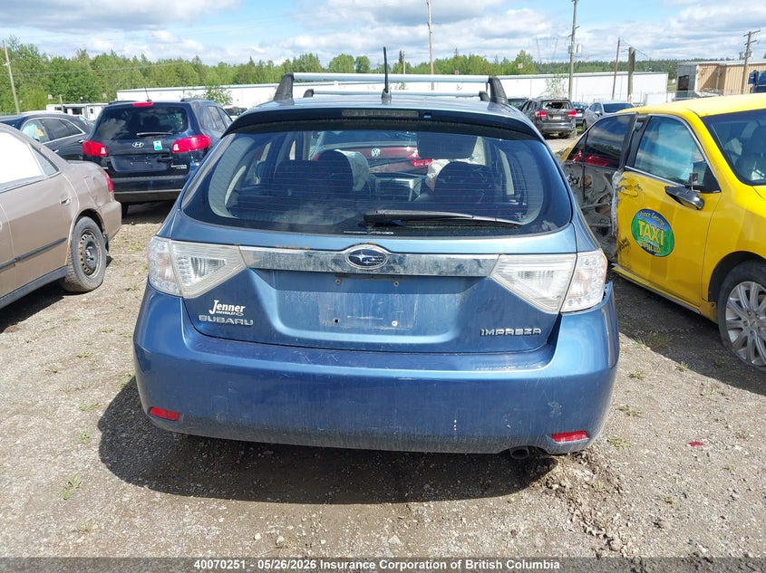 2008 Subaru Impreza 2.5I VIN: JF1GH61678H827137 Lot: 40070251