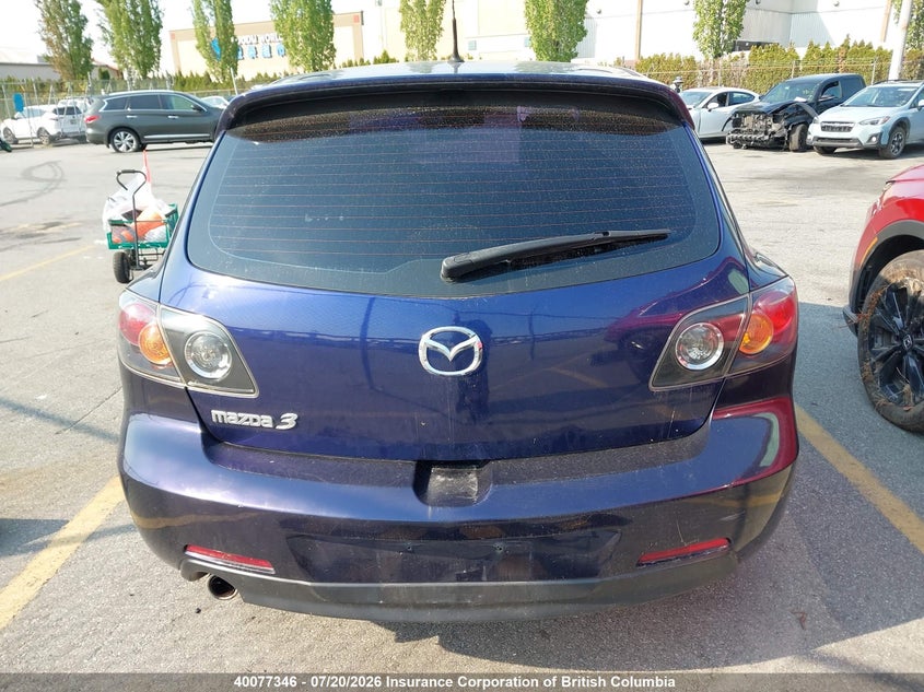 2005 Mazda 3 Hatchback VIN: JM1BK143951317077 Lot: 40077346