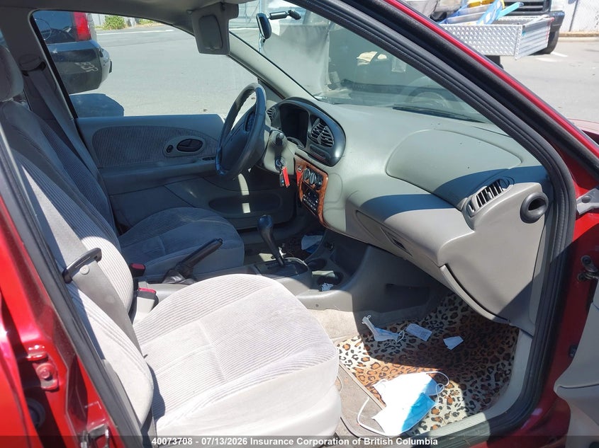 1999 MERCURY MYSTIQUE SEDAN 2.0L I-4 DOHC, VVT, 125HP
