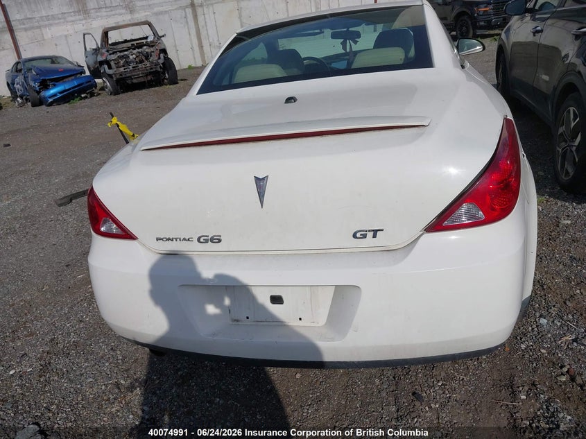2006 Pontiac G6 Gt VIN: 1G2ZH368164283108 Lot: 40074991