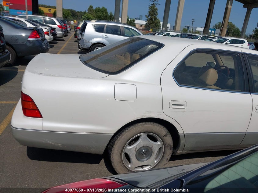 1999 LEXUS LS SEDAN 4.0L V8 FI DOHC 24V F