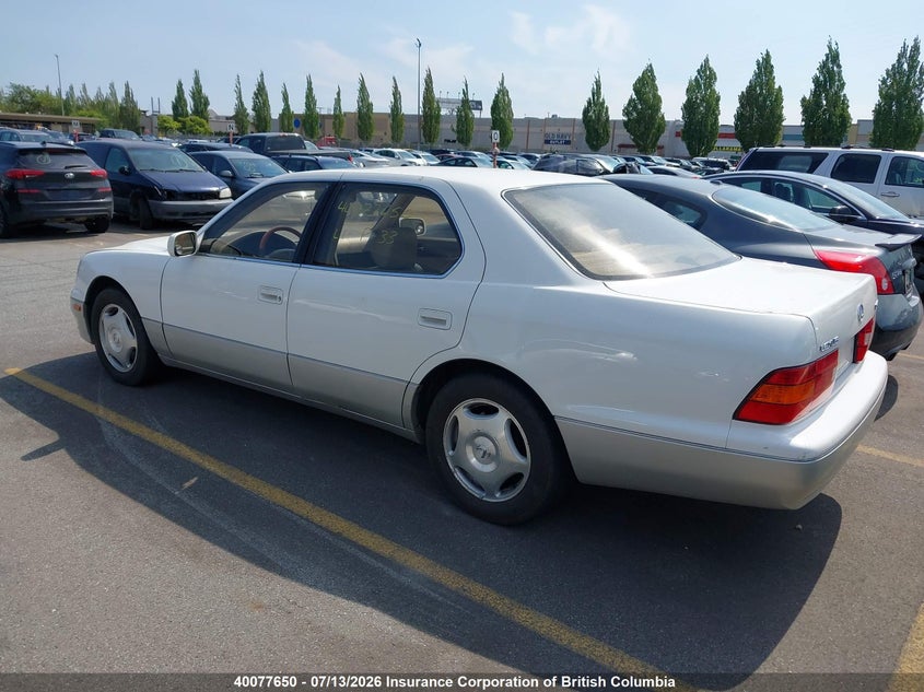 1999 LEXUS LS SEDAN 4.0L V8 FI DOHC 24V F