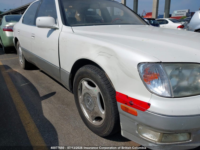 1999 LEXUS LS SEDAN 4.0L V8 FI DOHC 24V F