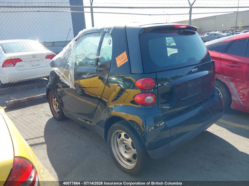 2011 SMART FORTWO COUPE 1.0L I3 FI DOHC 12V NF4