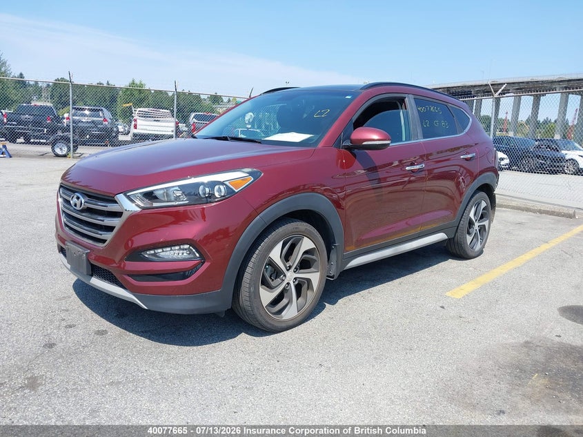 Vin: km8j3ca22hu407024, lot: 30094109, hyundai tucson limited 20172