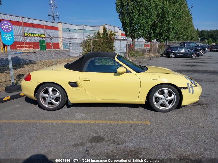 1999 PORSCHE BOXSTER CABRIO 2.5L H-6 DOHC, VVT, 201HP