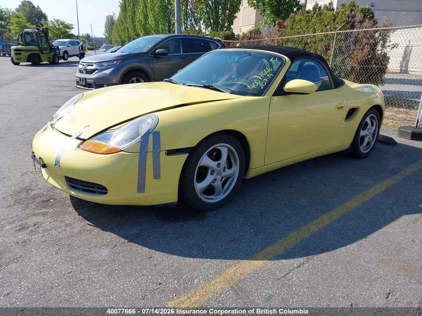 1999 PORSCHE BOXSTER CABRIO 2.5L H-6 DOHC, VVT, 201HP