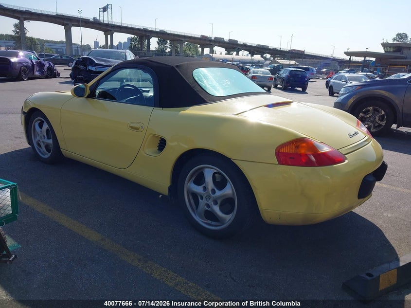 1999 PORSCHE BOXSTER CABRIO 2.5L H-6 DOHC, VVT, 201HP