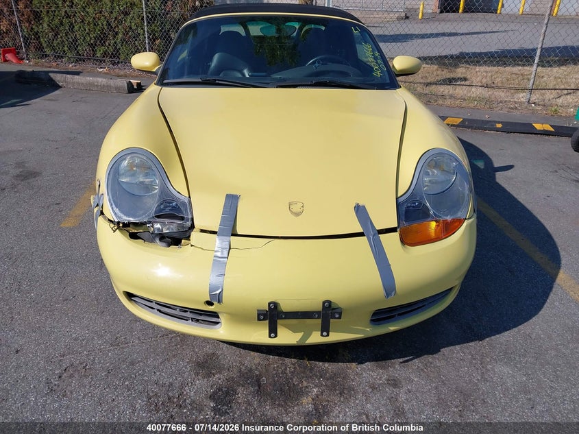 1999 PORSCHE BOXSTER CABRIO 2.5L H-6 DOHC, VVT, 201HP