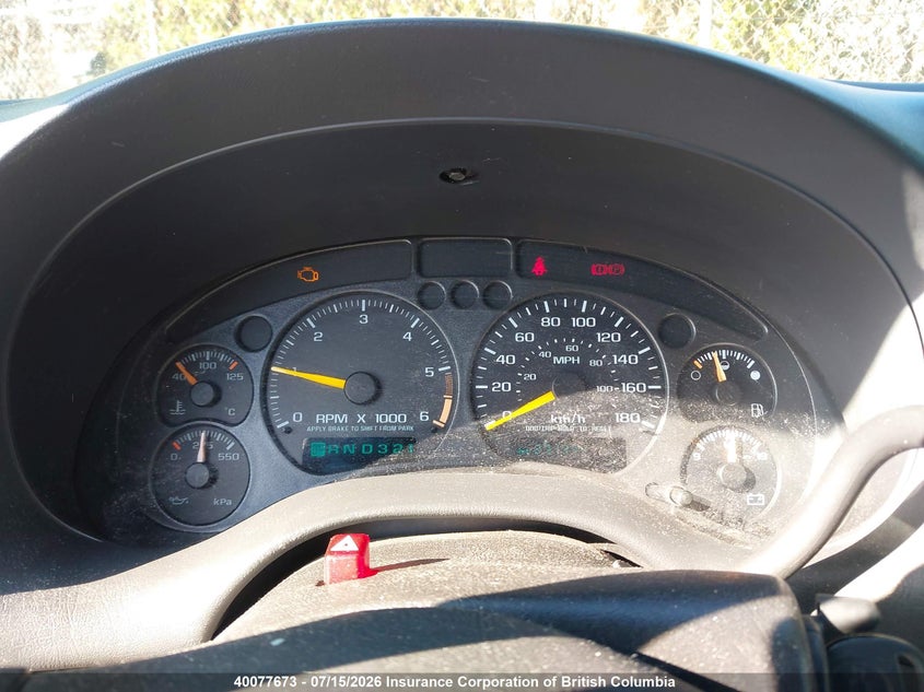 2001 CHEVROLET N/A PICKUP 4.3L V6 FI OHV 12V F2