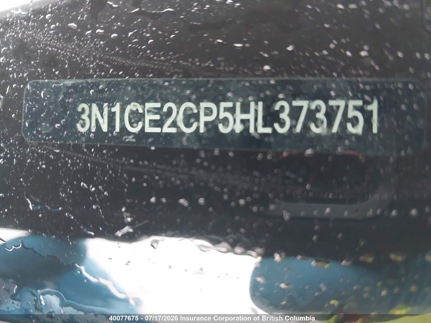 2017 Nissan Versa VIN: 3N1CE2CP5HL373751 Lot: 40077675