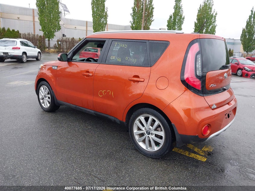 2017 KIA SOUL SPORT UTILITY VEHICLE 2.0L I4 FI DOHC 16V NF4