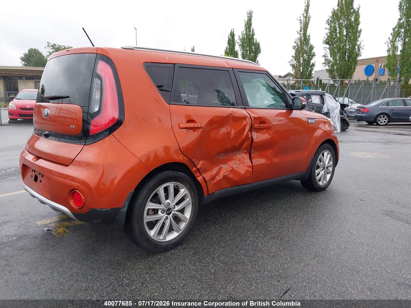 2017 KIA SOUL SPORT UTILITY VEHICLE 2.0L I4 FI DOHC 16V NF4