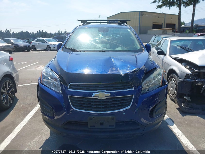 2015 Chevrolet Trax VIN: 3GNCJRSB1FL181030 Lot: 40077727