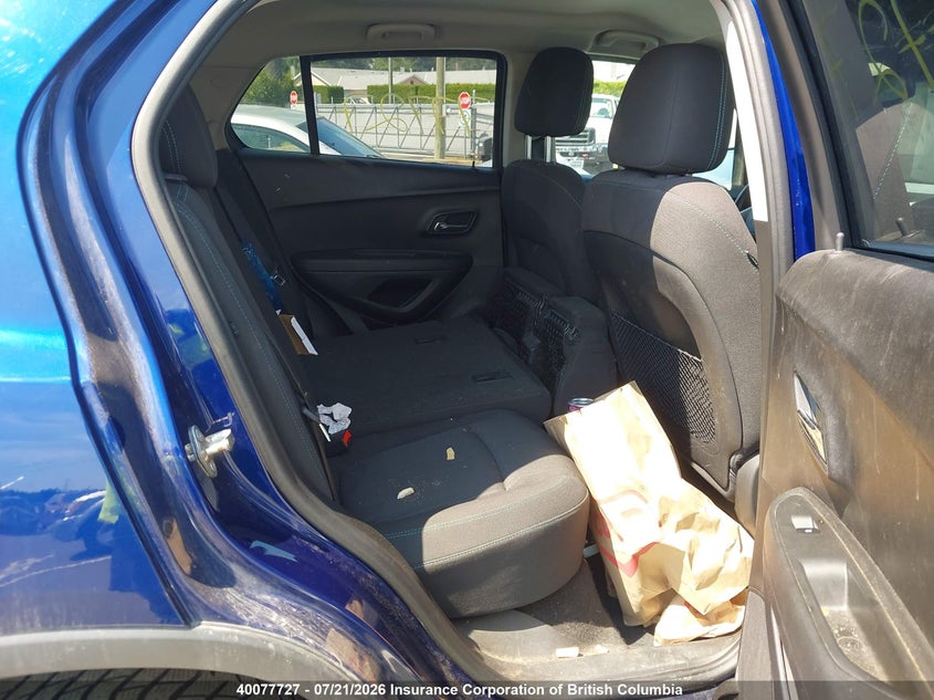 2015 Chevrolet Trax VIN: 3GNCJRSB1FL181030 Lot: 40077727