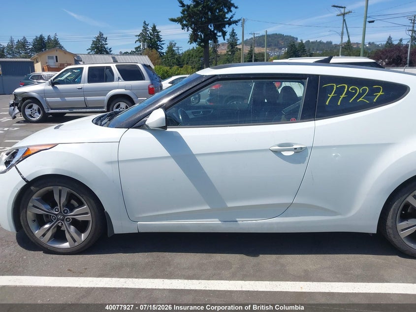 2013 HYUNDAI VELOSTER COUPE 1.6L I4 FI DOHC 16V NF4