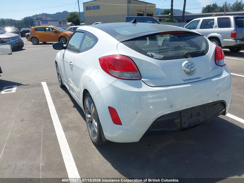 2013 HYUNDAI VELOSTER COUPE 1.6L I4 FI DOHC 16V NF4