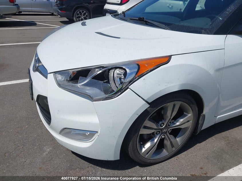 2013 HYUNDAI VELOSTER COUPE 1.6L I4 FI DOHC 16V NF4
