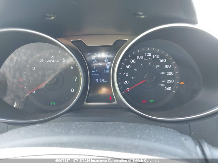 2013 HYUNDAI VELOSTER COUPE 1.6L I4 FI DOHC 16V NF4