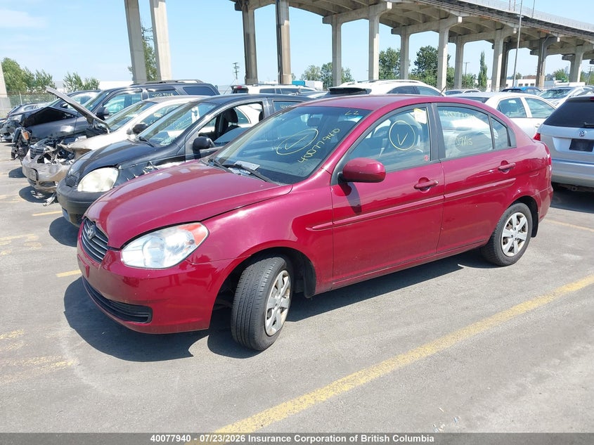 Vin: kmhcn4bc1au519593, lot: 30094429, hyundai accent gls 20102
