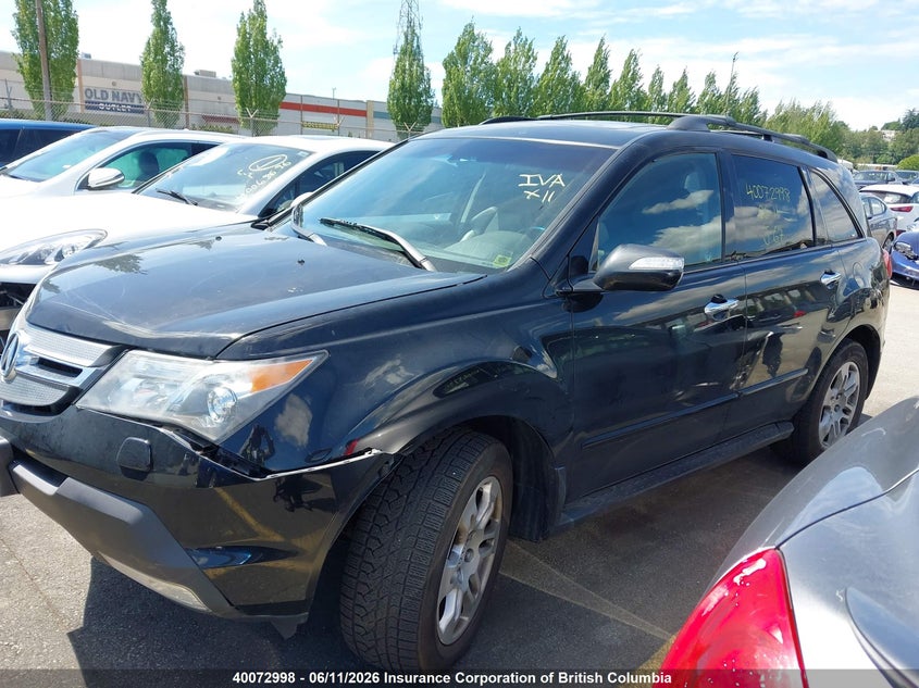 2009 Acura Mdx Technology VIN: 2HNYD28689H002559 Lot: 40072998
