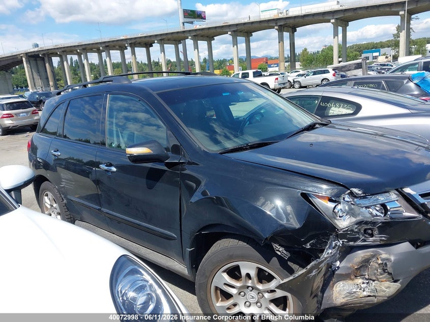 2009 Acura Mdx Technology VIN: 2HNYD28689H002559 Lot: 40072998