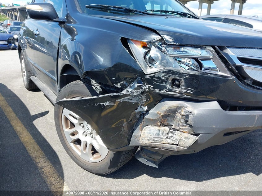 2009 Acura Mdx Technology VIN: 2HNYD28689H002559 Lot: 40072998