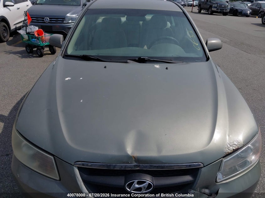 2008 Hyundai Sonata Gls VIN: 5NPET46C88H311924 Lot: 40078000