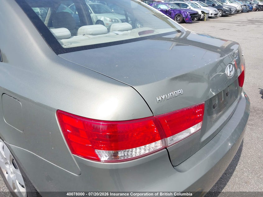 2008 Hyundai Sonata Gls VIN: 5NPET46C88H311924 Lot: 40078000