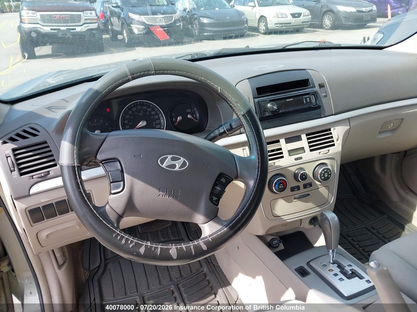 2008 Hyundai Sonata Gls VIN: 5NPET46C88H311924 Lot: 40078000