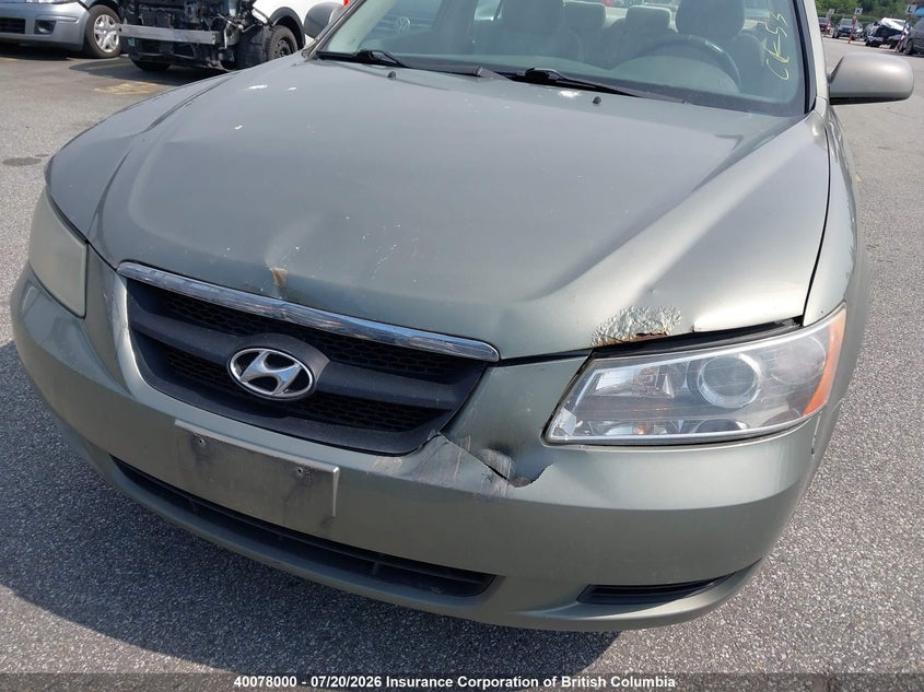 2008 Hyundai Sonata Gls VIN: 5NPET46C88H311924 Lot: 40078000