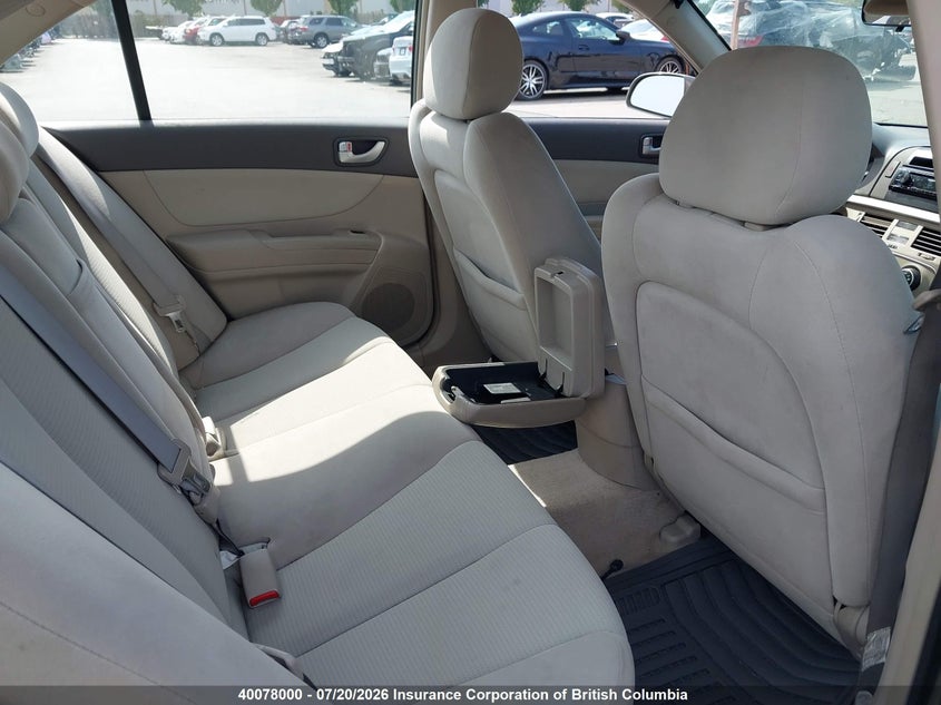 2008 Hyundai Sonata Gls VIN: 5NPET46C88H311924 Lot: 40078000