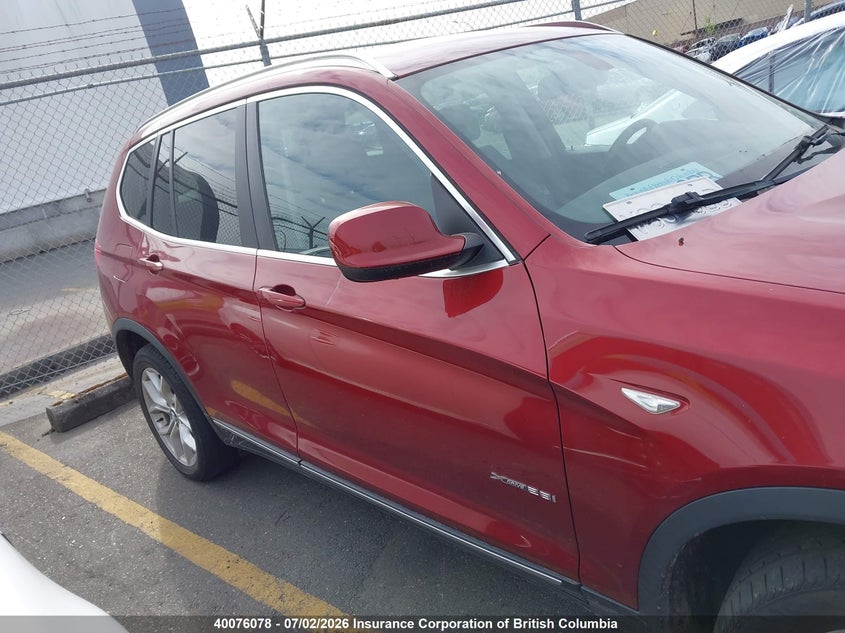 2013 BMW X3 SPORT UTILITY VEHICLE 2.0L I-4 DI, DOHC, VVT, TURBO, 241HP