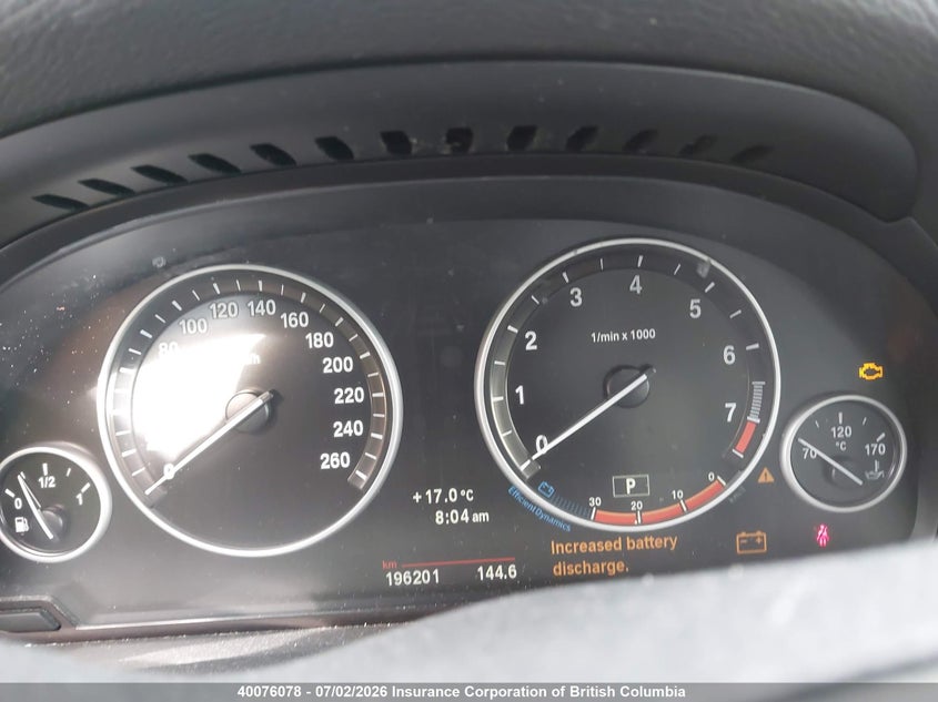 2013 BMW X3 SPORT UTILITY VEHICLE 2.0L I-4 DI, DOHC, VVT, TURBO, 241HP