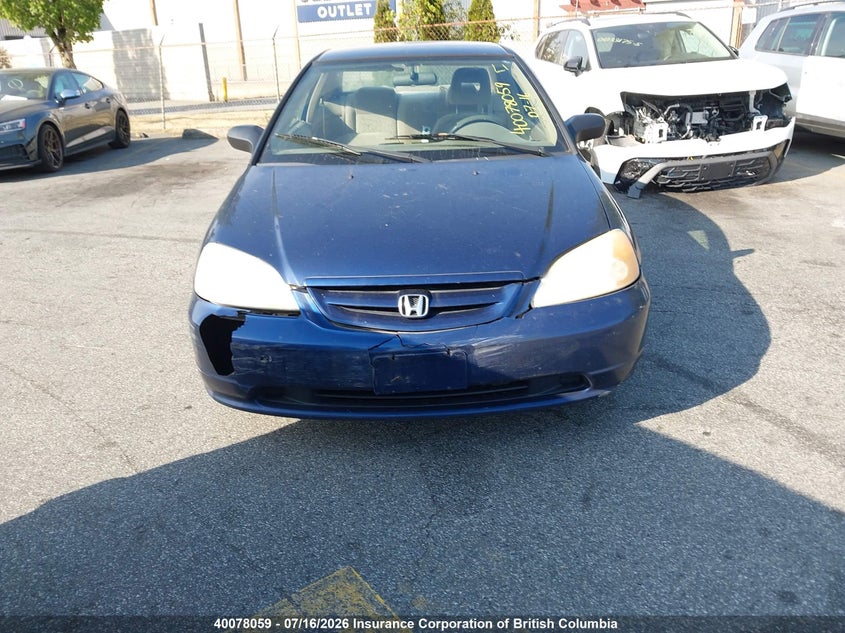 2002 HONDA CIVIC SEDAN 1.7L I4 FI SOHC 16V F
