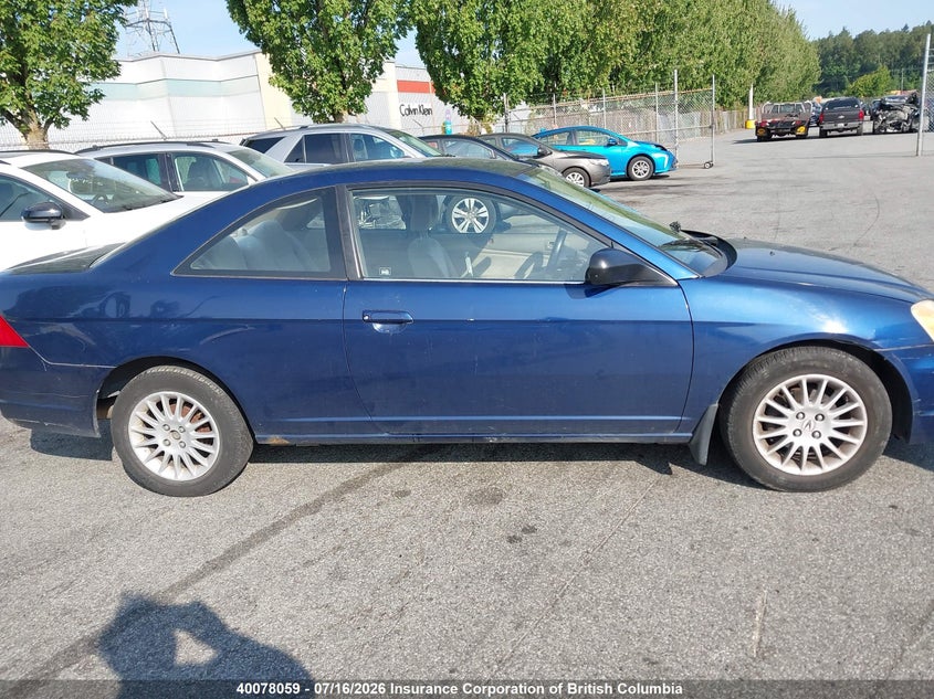 2002 HONDA CIVIC SEDAN 1.7L I4 FI SOHC 16V F