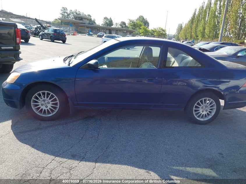 2002 HONDA CIVIC SEDAN 1.7L I4 FI SOHC 16V F