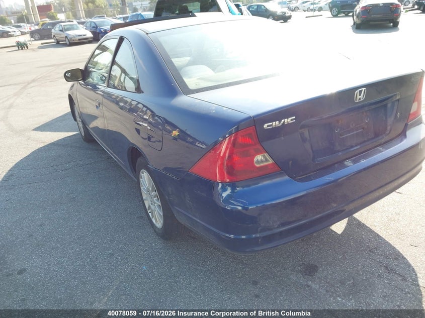2002 HONDA CIVIC SEDAN 1.7L I4 FI SOHC 16V F