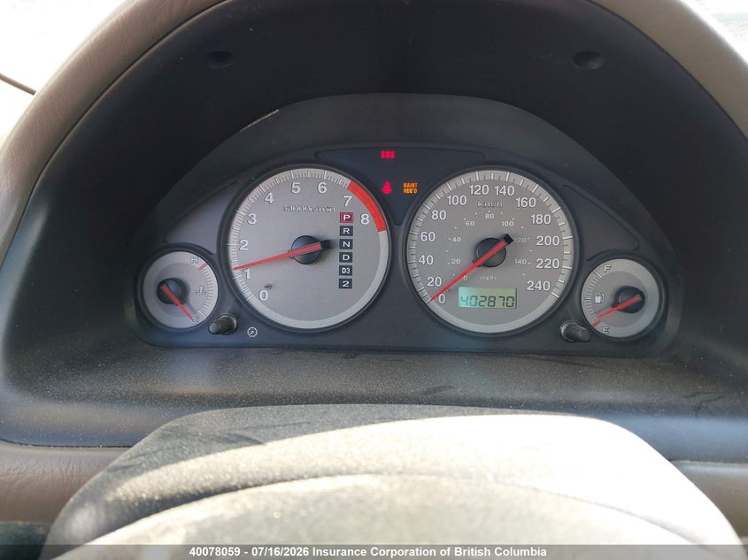 2002 HONDA CIVIC SEDAN 1.7L I4 FI SOHC 16V F