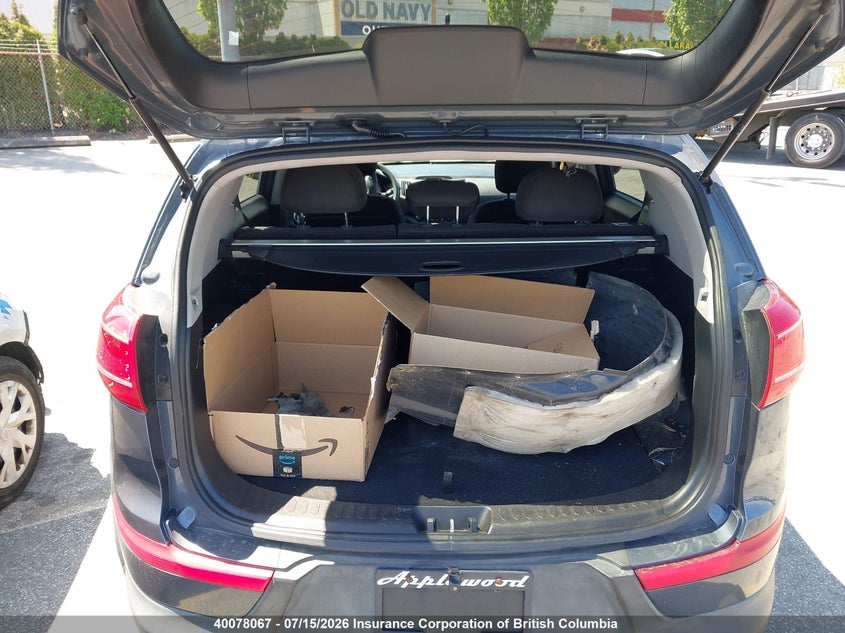 2012 KIA SPORTAGE SPORT UTILITY VEHICLE 2.4L I-4 DOHC, VVT, 176HP