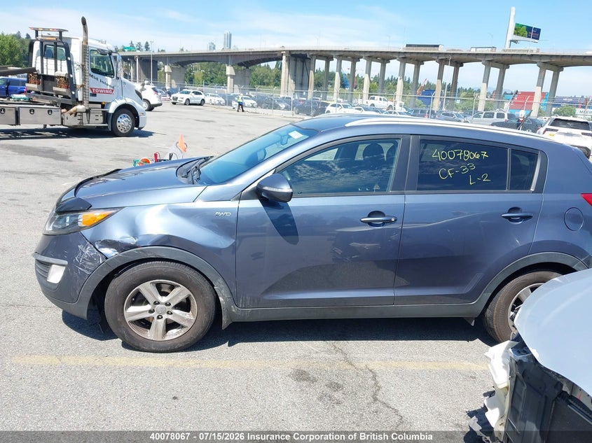 2012 KIA SPORTAGE SPORT UTILITY VEHICLE 2.4L I-4 DOHC, VVT, 176HP