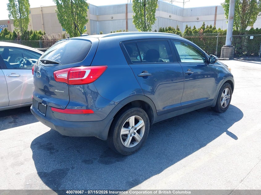 2012 KIA SPORTAGE SPORT UTILITY VEHICLE 2.4L I-4 DOHC, VVT, 176HP