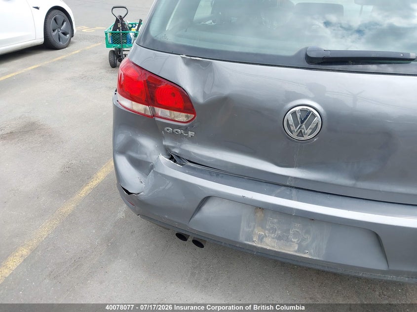 2013 Volkswagen Golf VIN: WVWDM7AJXDW118727 Lot: 40078077