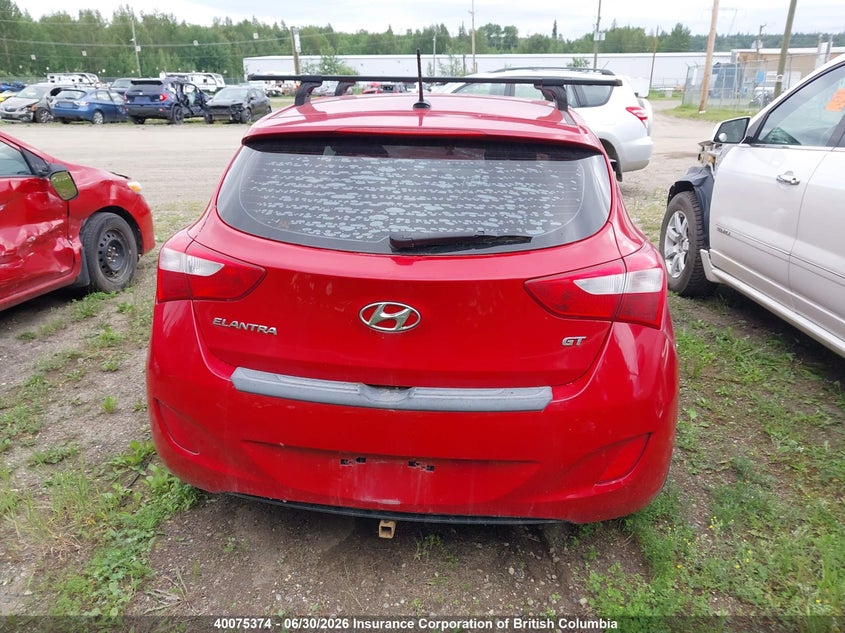 2013 Hyundai Elantra Gt VIN: KMHD25LE7DU113650 Lot: 40075374