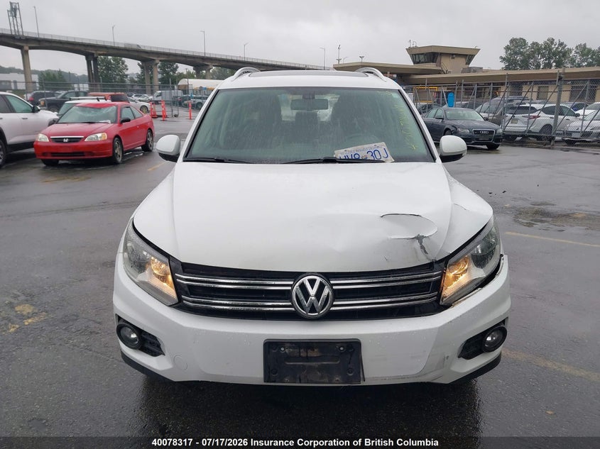 2014 Volkswagen Tiguan S/Se/Sel/R-Line VIN: WVGJV3AX4EW572627 Lot: 40078317