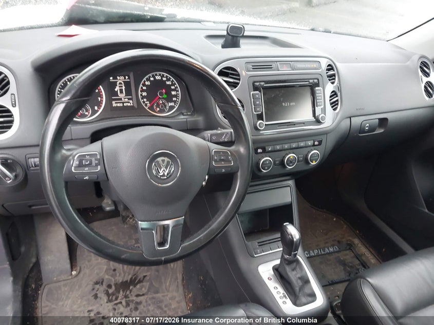 2014 Volkswagen Tiguan S/Se/Sel/R-Line VIN: WVGJV3AX4EW572627 Lot: 40078317