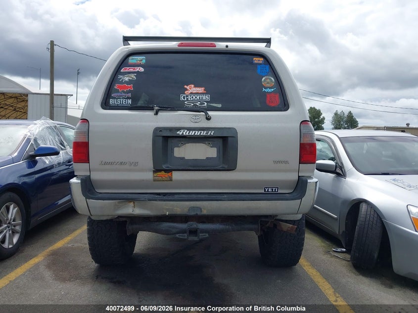 1998 Toyota 4Runner Limited VIN: JT3HN87R6W0138033 Lot: 40072499